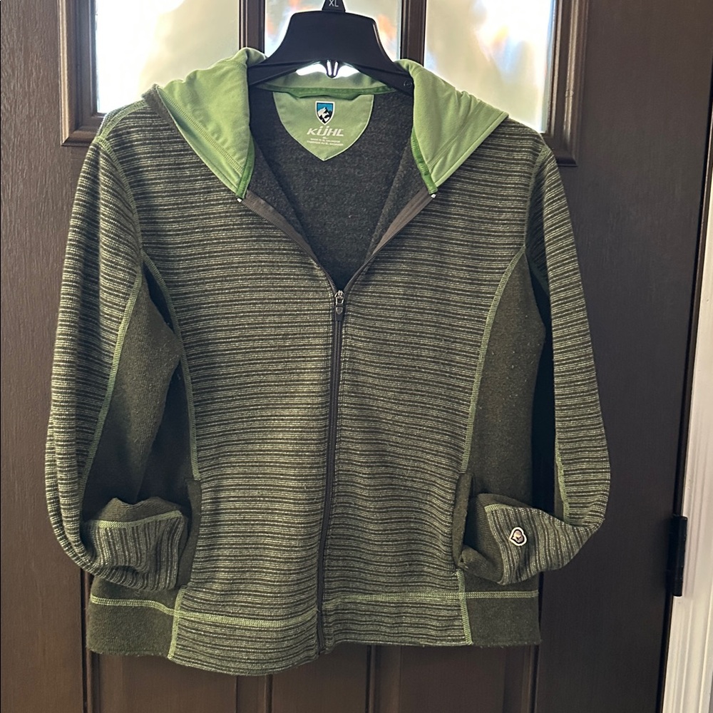 Kuhl Green Striped Jacket